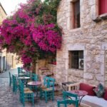 Καλαμάτα narrow streets of areopoli town on the mani peninsula in greece min